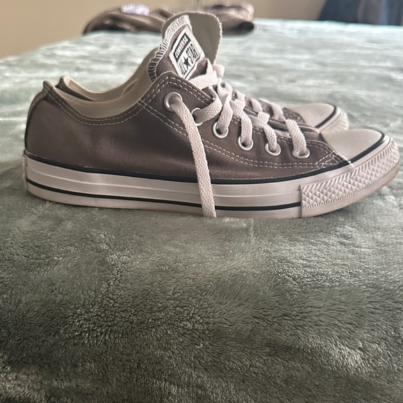 Converse Chuck Taylor All Star Low Top - Charcoal Gray Canvas - Picture 2 of 6